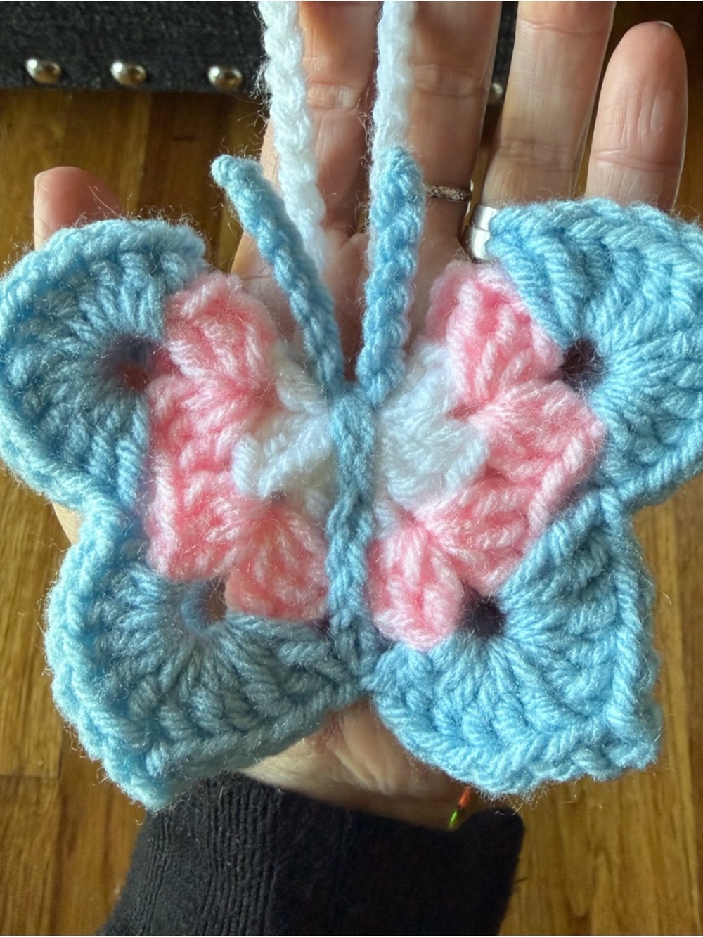 Handmade Crocheted Butterfly